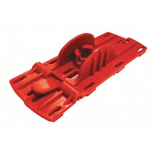 Front view of ZipWall FoamRail Slide Adapter showing compact and durable design
