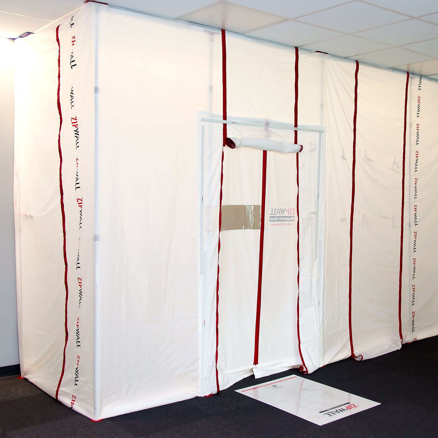ZipWall® Mat - Non-skid base Adhesive Sheets (30 sheets)