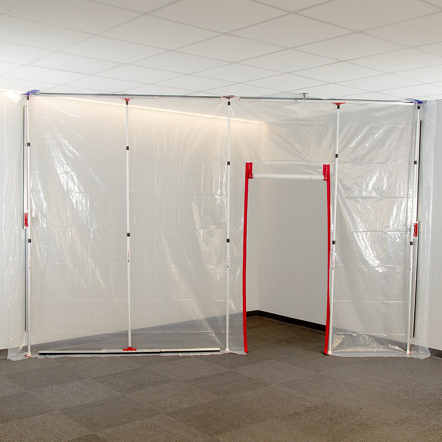 ZipWall Span Kit - Seal a Dust Barrier in Minutes without Tape