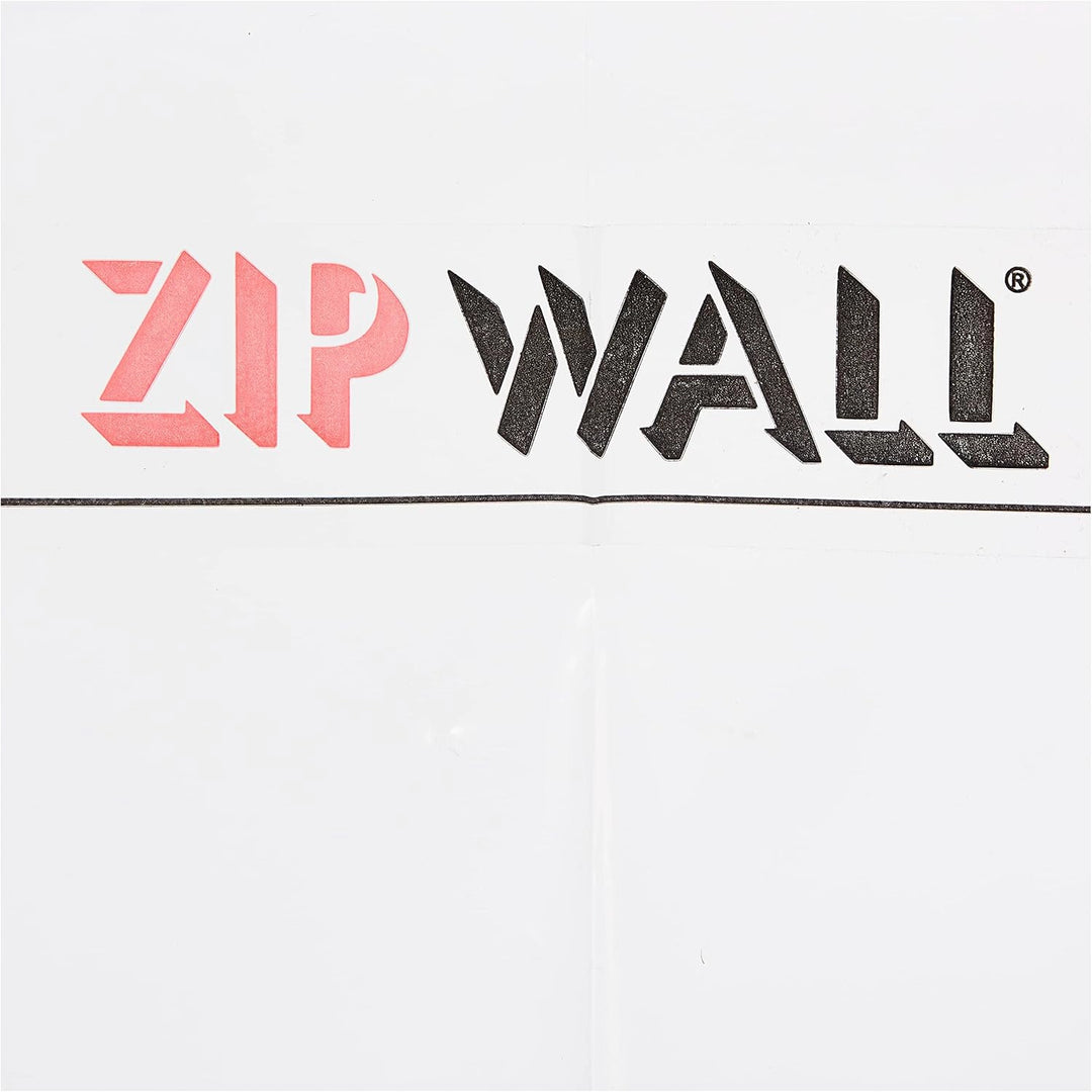 ZipWall logo shown on product packaging for ZipDoor ZDS kit
